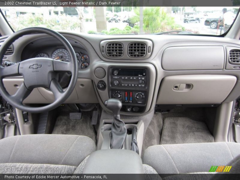 Light Pewter Metallic / Dark Pewter 2002 Chevrolet TrailBlazer LS