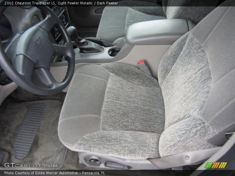 Light Pewter Metallic / Dark Pewter 2002 Chevrolet TrailBlazer LS