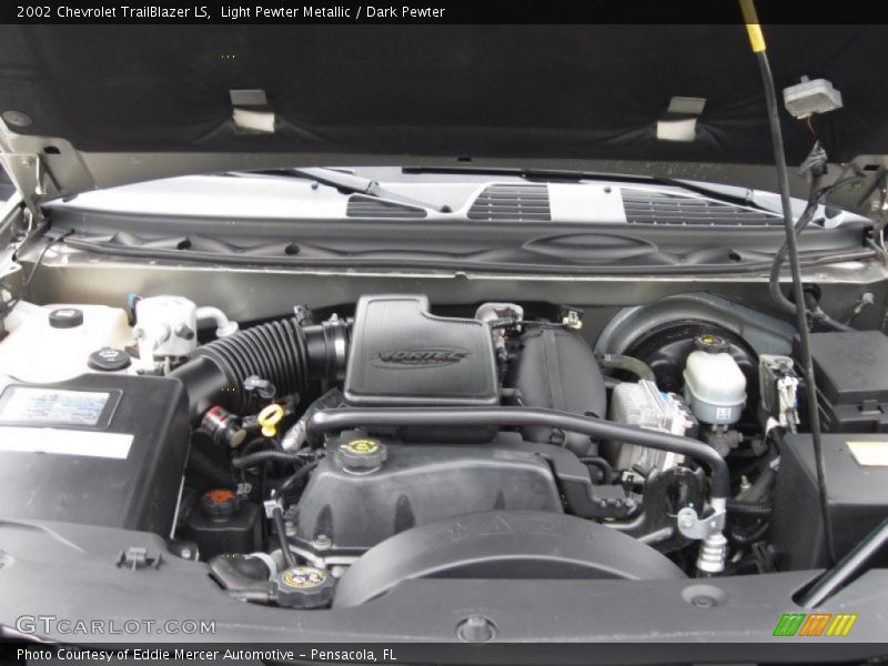 Light Pewter Metallic / Dark Pewter 2002 Chevrolet TrailBlazer LS