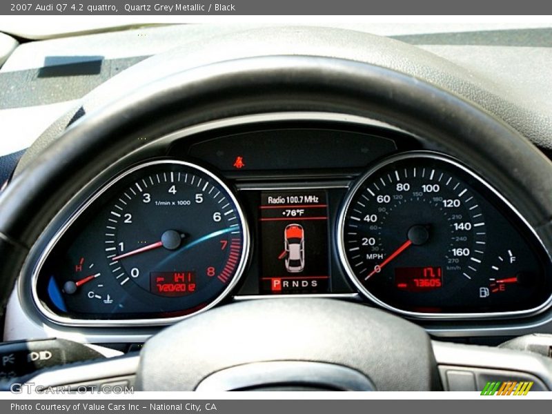 Quartz Grey Metallic / Black 2007 Audi Q7 4.2 quattro