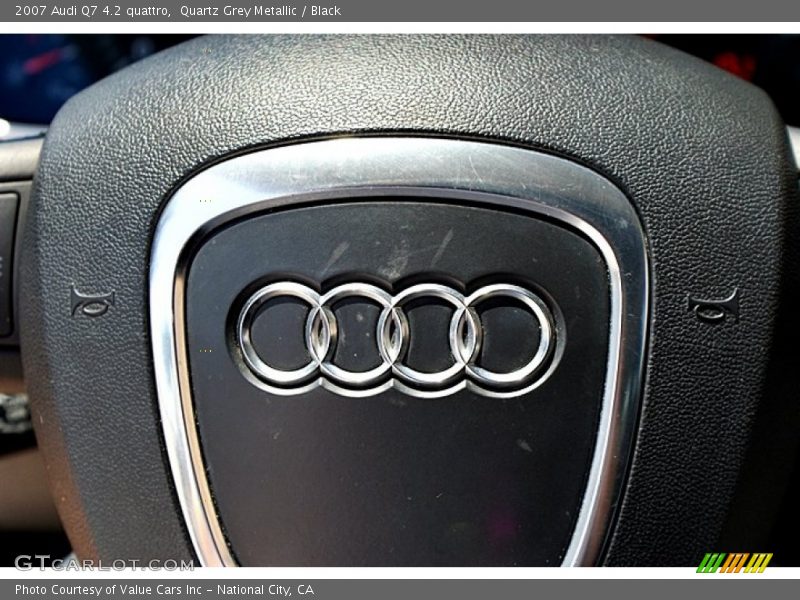 Quartz Grey Metallic / Black 2007 Audi Q7 4.2 quattro