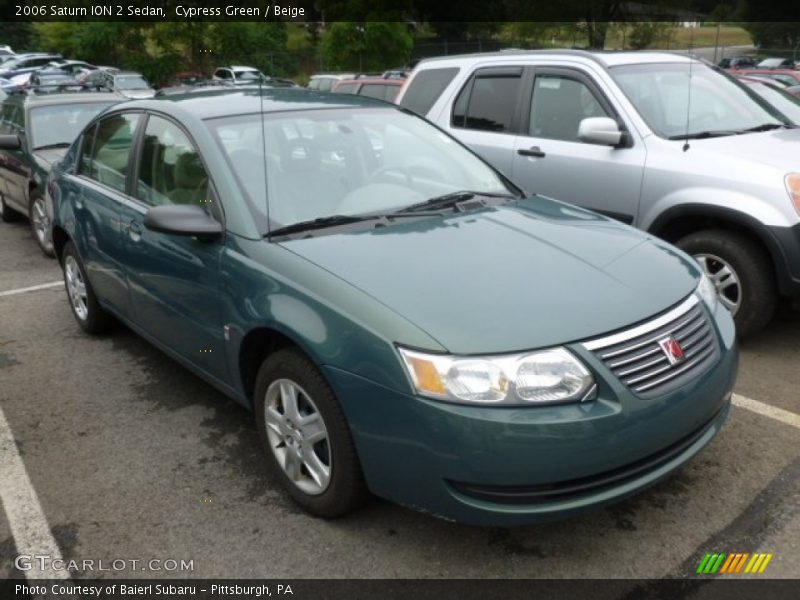 Cypress Green / Beige 2006 Saturn ION 2 Sedan