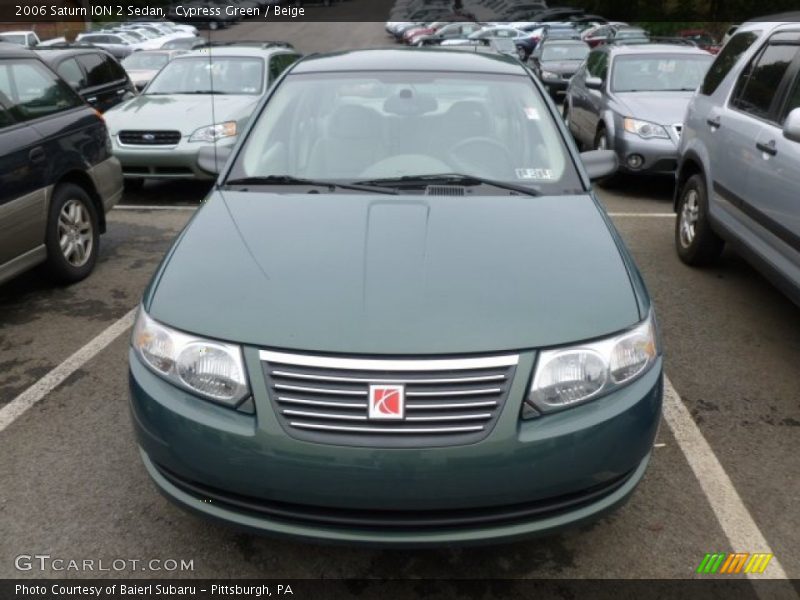 Cypress Green / Beige 2006 Saturn ION 2 Sedan