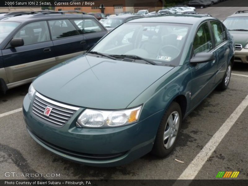 Cypress Green / Beige 2006 Saturn ION 2 Sedan