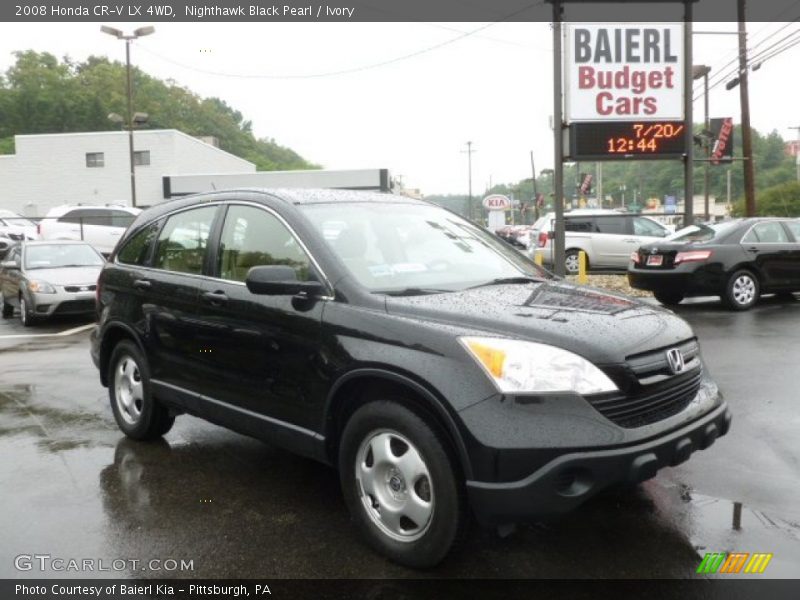 Nighthawk Black Pearl / Ivory 2008 Honda CR-V LX 4WD