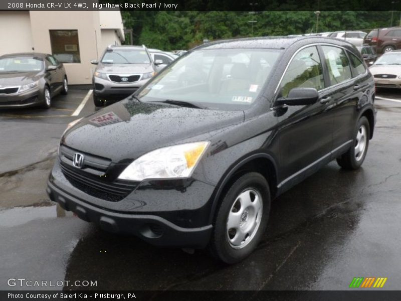 Nighthawk Black Pearl / Ivory 2008 Honda CR-V LX 4WD