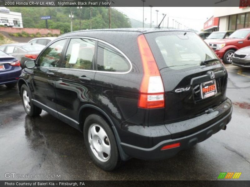 Nighthawk Black Pearl / Ivory 2008 Honda CR-V LX 4WD