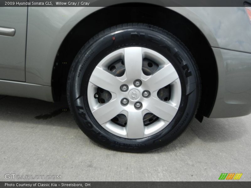 Willow Gray / Gray 2009 Hyundai Sonata GLS