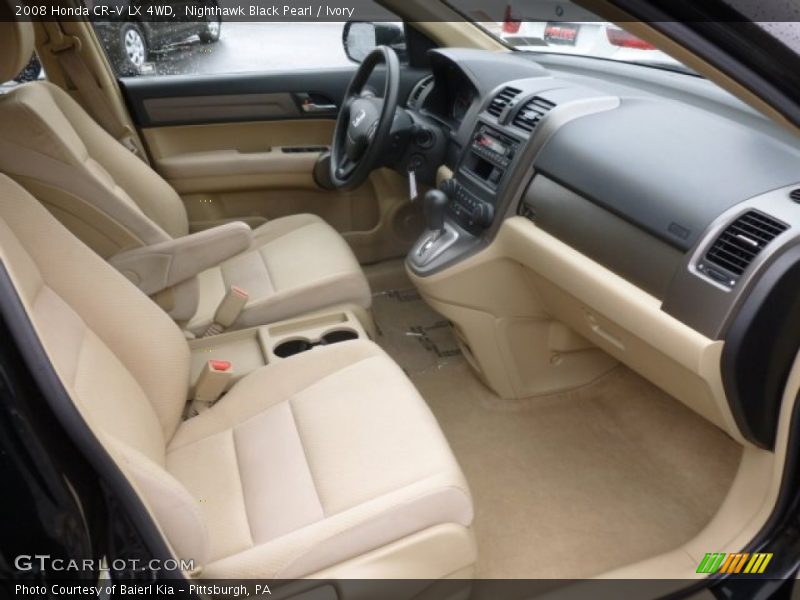 Nighthawk Black Pearl / Ivory 2008 Honda CR-V LX 4WD
