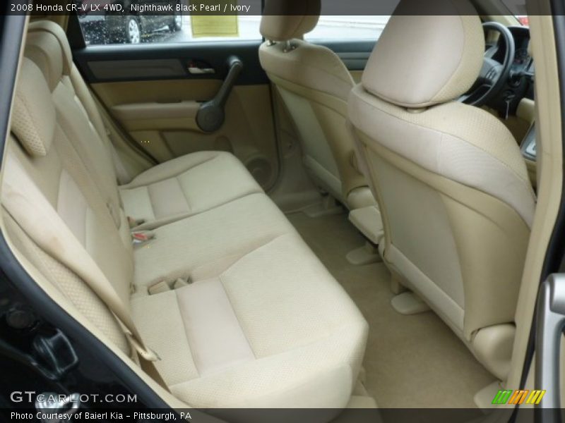 Nighthawk Black Pearl / Ivory 2008 Honda CR-V LX 4WD