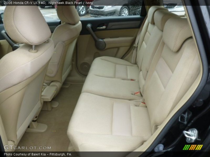 Nighthawk Black Pearl / Ivory 2008 Honda CR-V LX 4WD