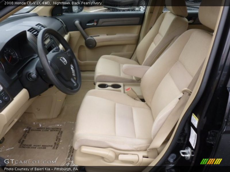 Nighthawk Black Pearl / Ivory 2008 Honda CR-V LX 4WD