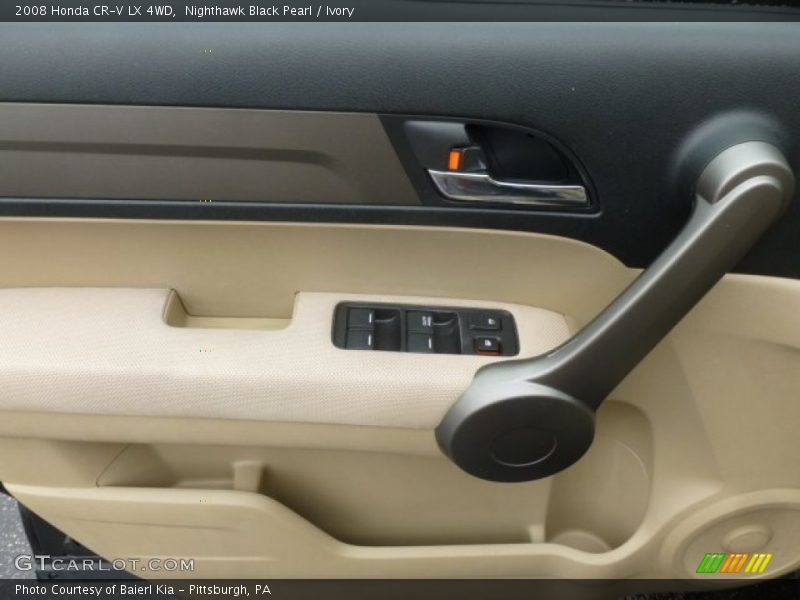 Nighthawk Black Pearl / Ivory 2008 Honda CR-V LX 4WD
