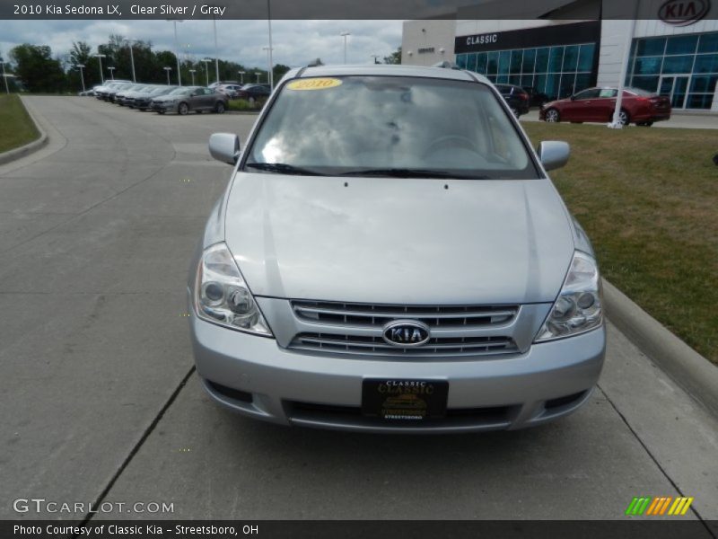 Clear Silver / Gray 2010 Kia Sedona LX