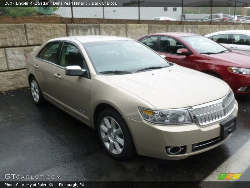 Dune Pearl Metallic / Dark Charcoal 2007 Lincoln MKZ Sedan
