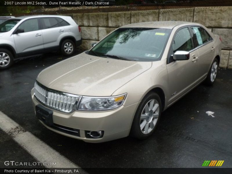Dune Pearl Metallic / Dark Charcoal 2007 Lincoln MKZ Sedan
