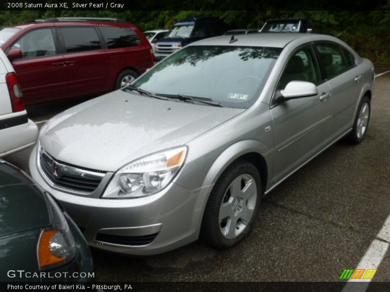 Silver Pearl / Gray 2008 Saturn Aura XE