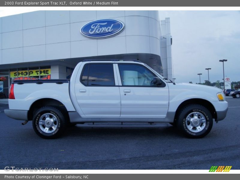 Oxford White / Medium Flint 2003 Ford Explorer Sport Trac XLT
