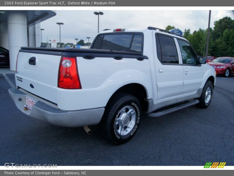 Oxford White / Medium Flint 2003 Ford Explorer Sport Trac XLT