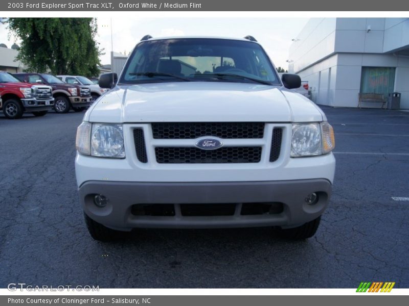 Oxford White / Medium Flint 2003 Ford Explorer Sport Trac XLT