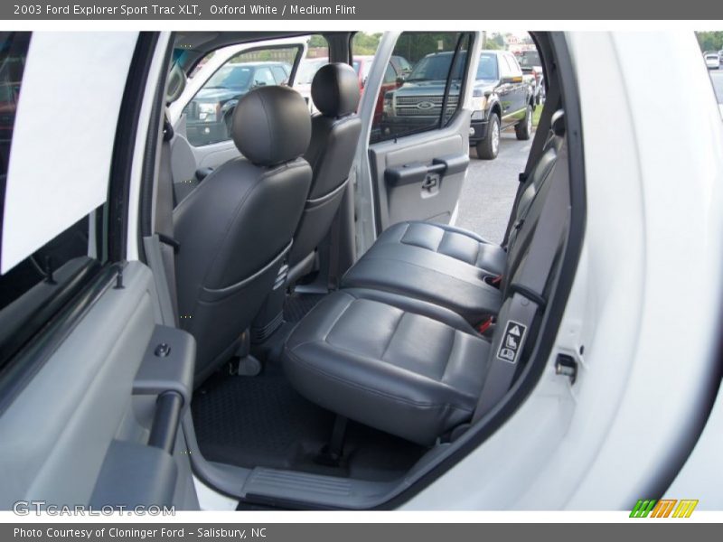 Oxford White / Medium Flint 2003 Ford Explorer Sport Trac XLT