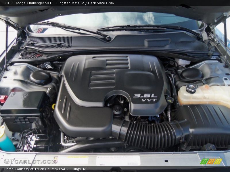 Tungsten Metallic / Dark Slate Gray 2012 Dodge Challenger SXT