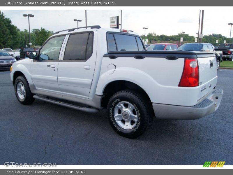 Oxford White / Medium Flint 2003 Ford Explorer Sport Trac XLT