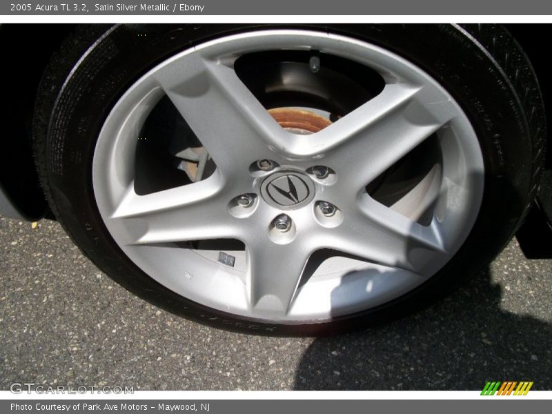 Satin Silver Metallic / Ebony 2005 Acura TL 3.2
