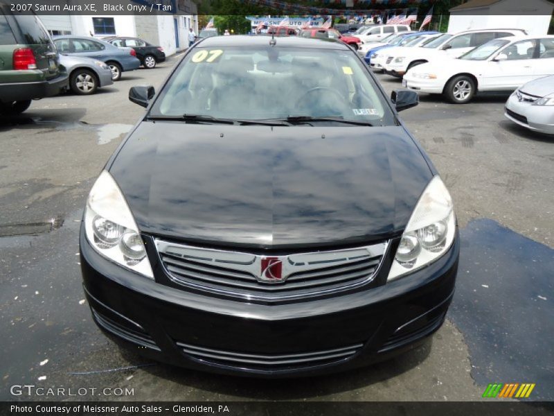 Black Onyx / Tan 2007 Saturn Aura XE