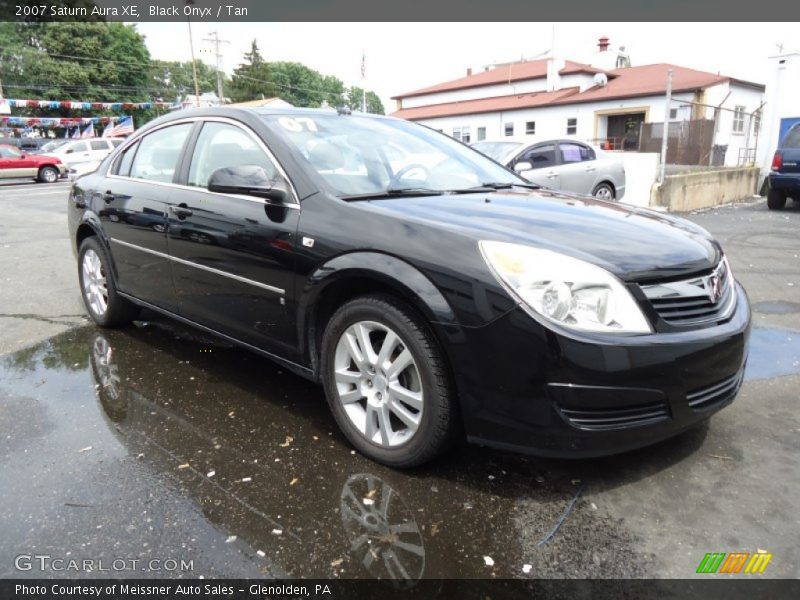 Black Onyx / Tan 2007 Saturn Aura XE