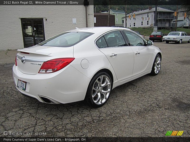 White Diamond Tricoat / Ebony 2012 Buick Regal GS