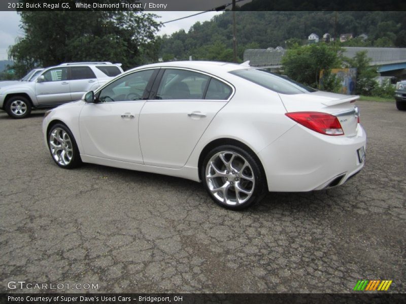 White Diamond Tricoat / Ebony 2012 Buick Regal GS