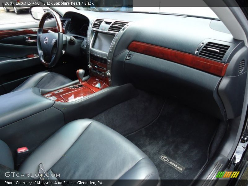 Black Sapphire Pearl / Black 2007 Lexus LS 460