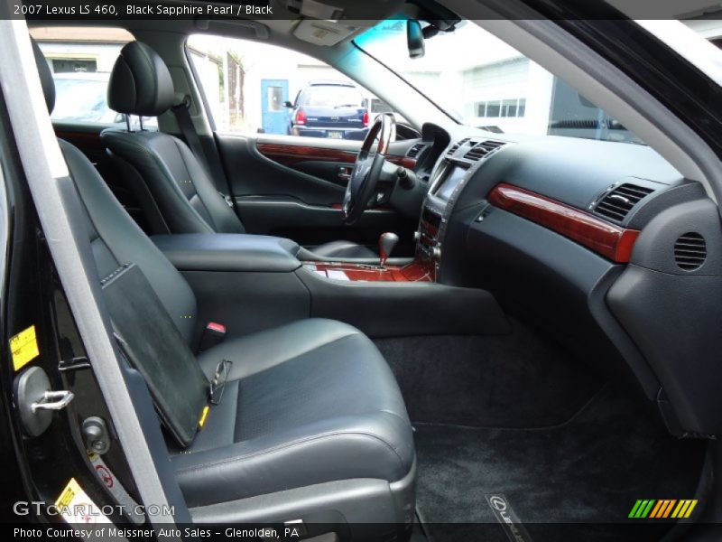 Black Sapphire Pearl / Black 2007 Lexus LS 460