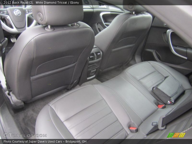  2012 Regal GS Ebony Interior
