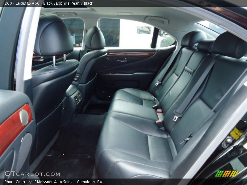 Black Sapphire Pearl / Black 2007 Lexus LS 460