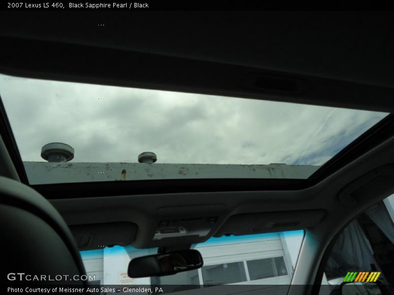Black Sapphire Pearl / Black 2007 Lexus LS 460