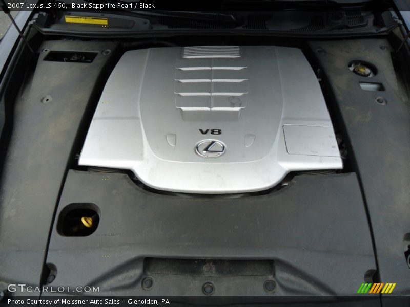 Black Sapphire Pearl / Black 2007 Lexus LS 460