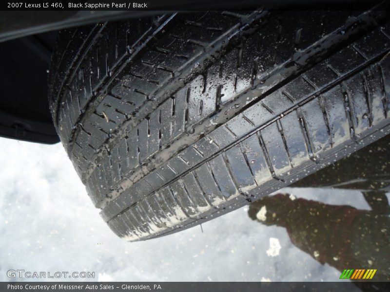 Black Sapphire Pearl / Black 2007 Lexus LS 460
