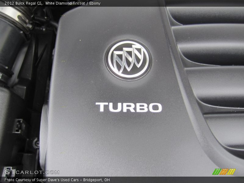 White Diamond Tricoat / Ebony 2012 Buick Regal GS