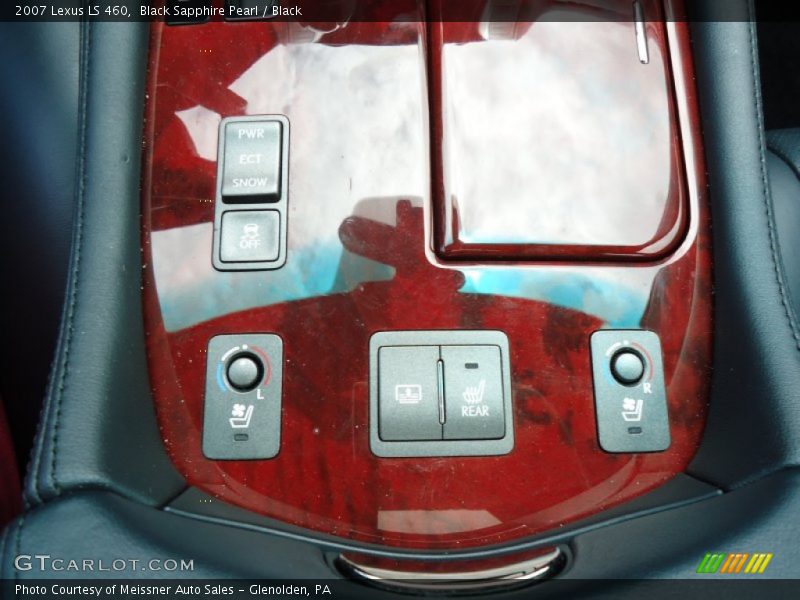Black Sapphire Pearl / Black 2007 Lexus LS 460