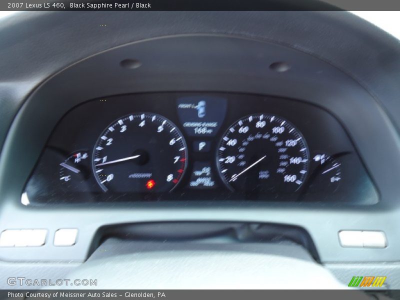 Black Sapphire Pearl / Black 2007 Lexus LS 460