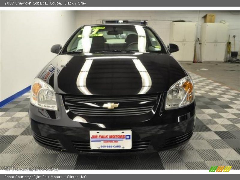 Black / Gray 2007 Chevrolet Cobalt LS Coupe