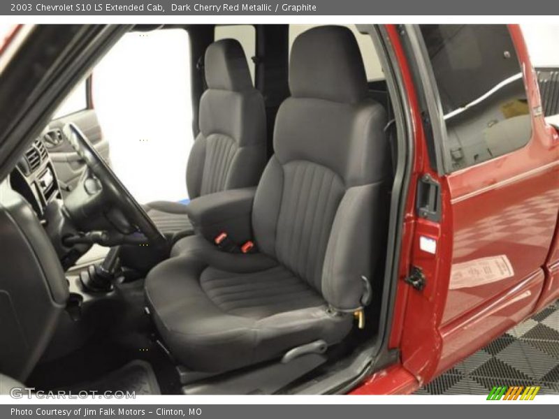 Dark Cherry Red Metallic / Graphite 2003 Chevrolet S10 LS Extended Cab