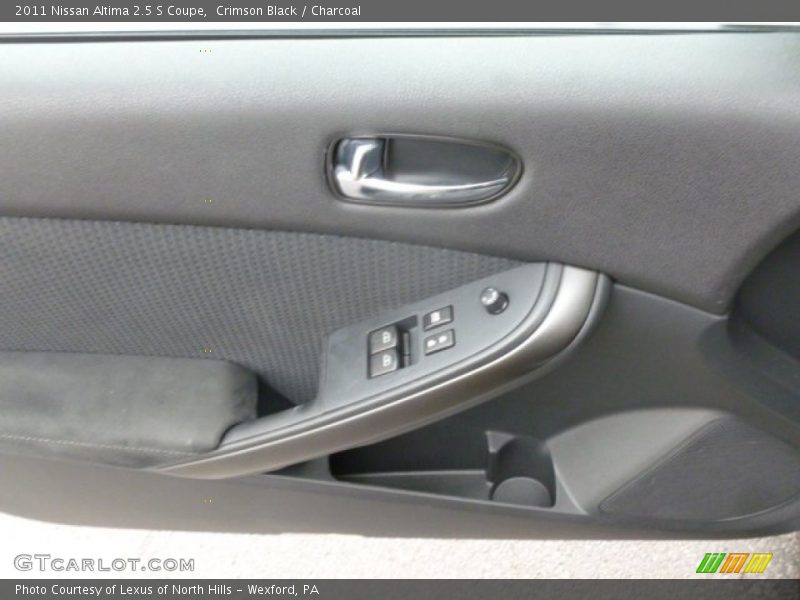 Crimson Black / Charcoal 2011 Nissan Altima 2.5 S Coupe