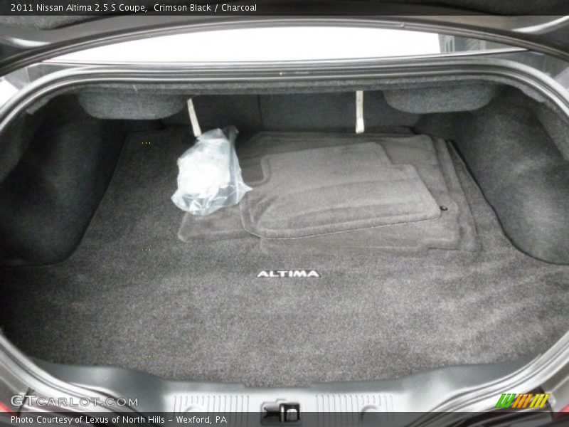 Crimson Black / Charcoal 2011 Nissan Altima 2.5 S Coupe