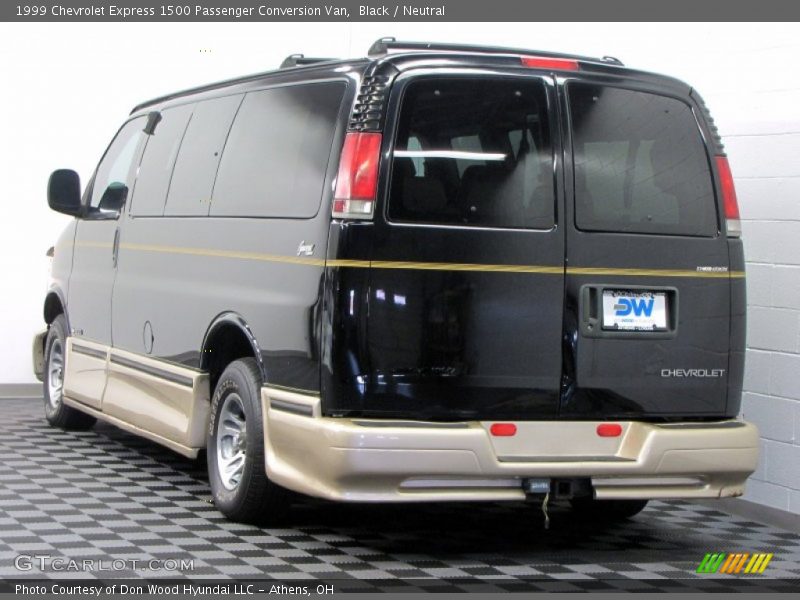 Black / Neutral 1999 Chevrolet Express 1500 Passenger Conversion Van