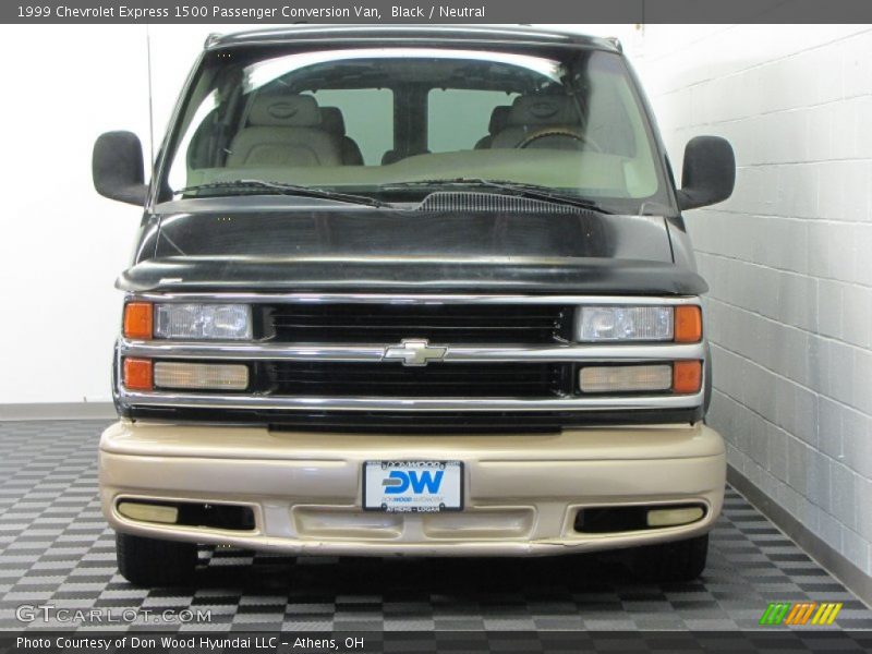 Black / Neutral 1999 Chevrolet Express 1500 Passenger Conversion Van