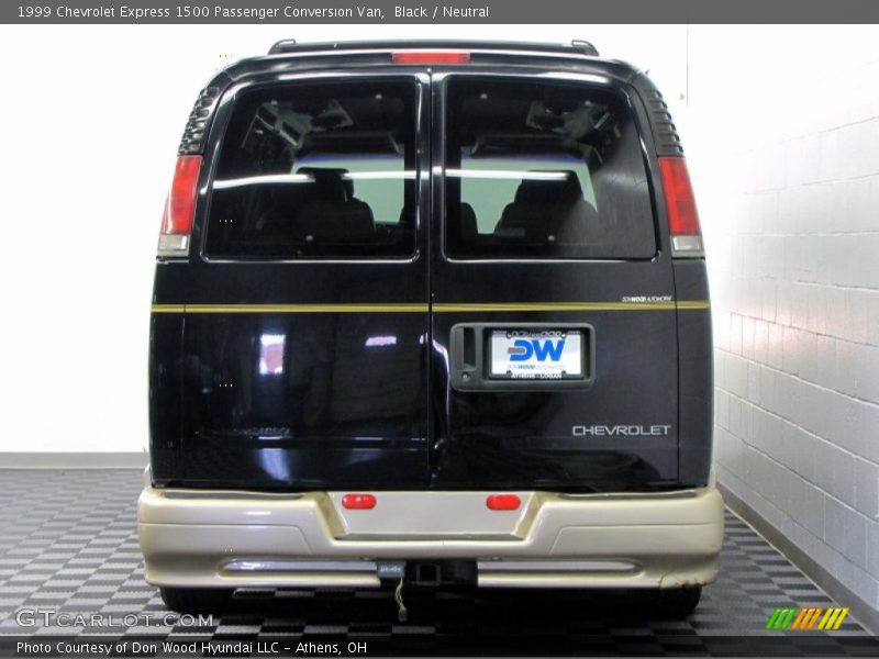 Black / Neutral 1999 Chevrolet Express 1500 Passenger Conversion Van