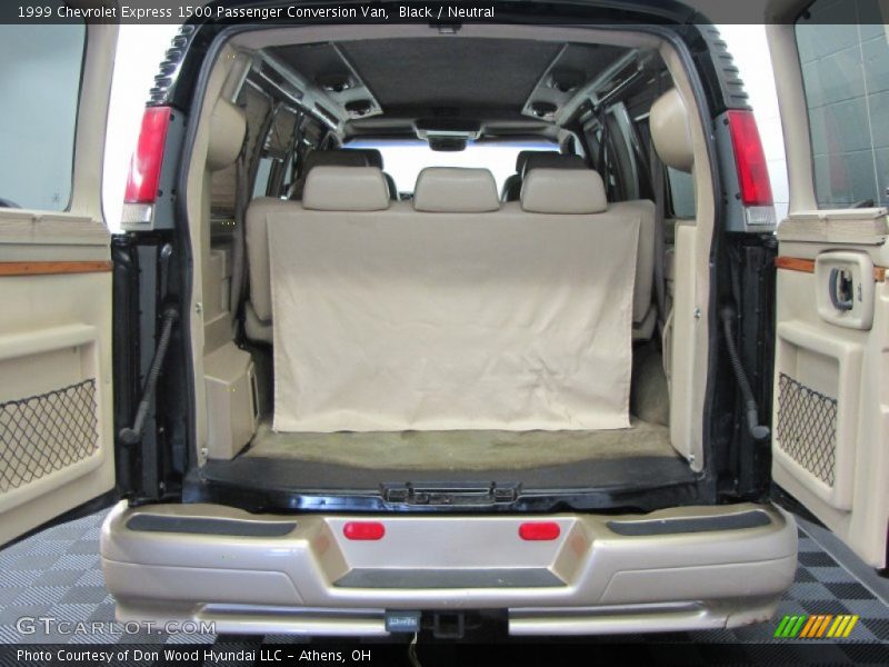 Black / Neutral 1999 Chevrolet Express 1500 Passenger Conversion Van